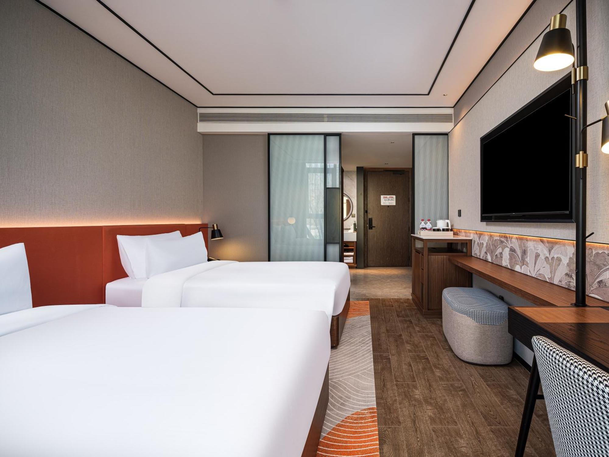 Hilton Garden Inn Beijing Guomao Exterior foto