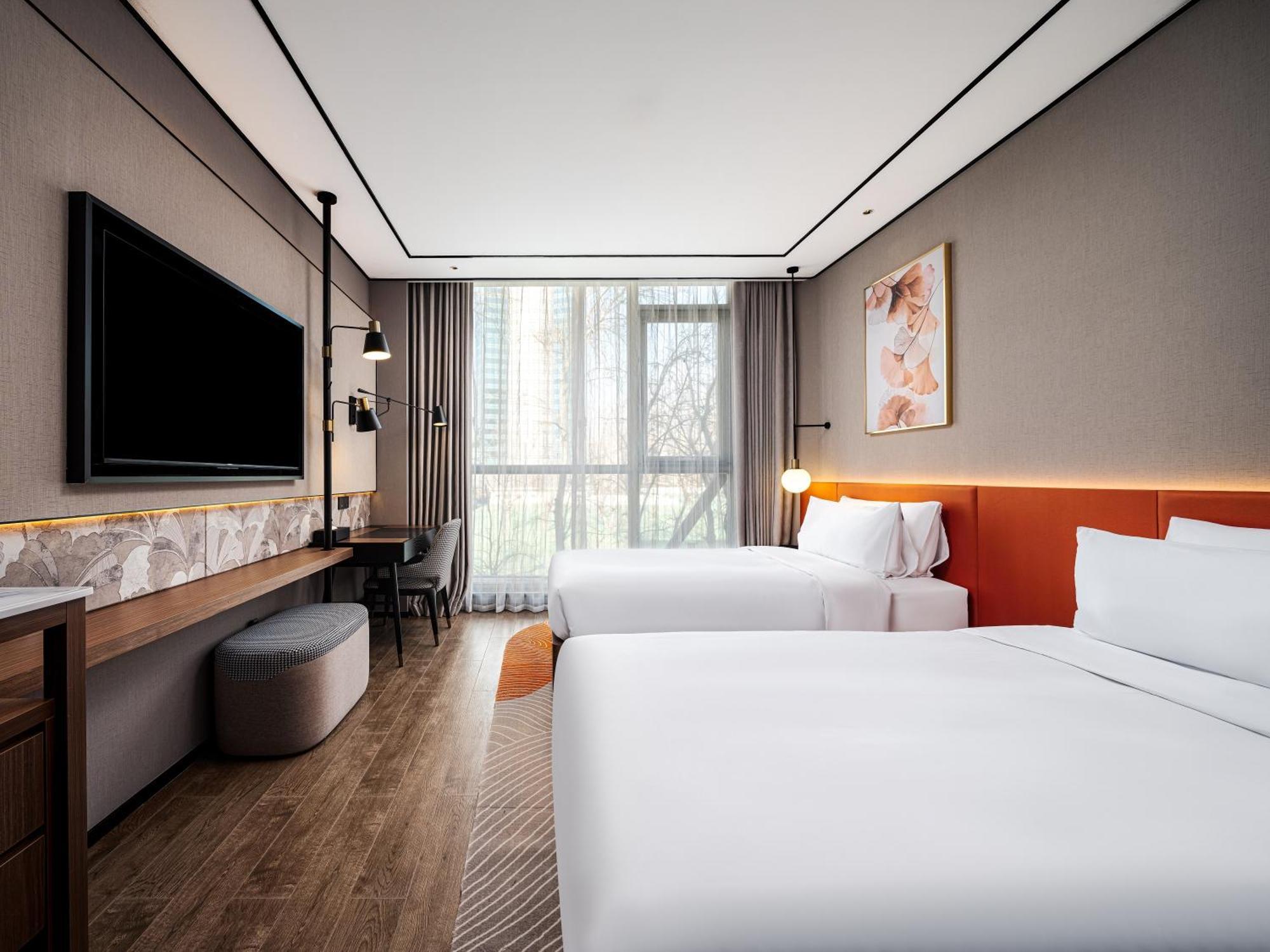 Hilton Garden Inn Beijing Guomao Exterior foto