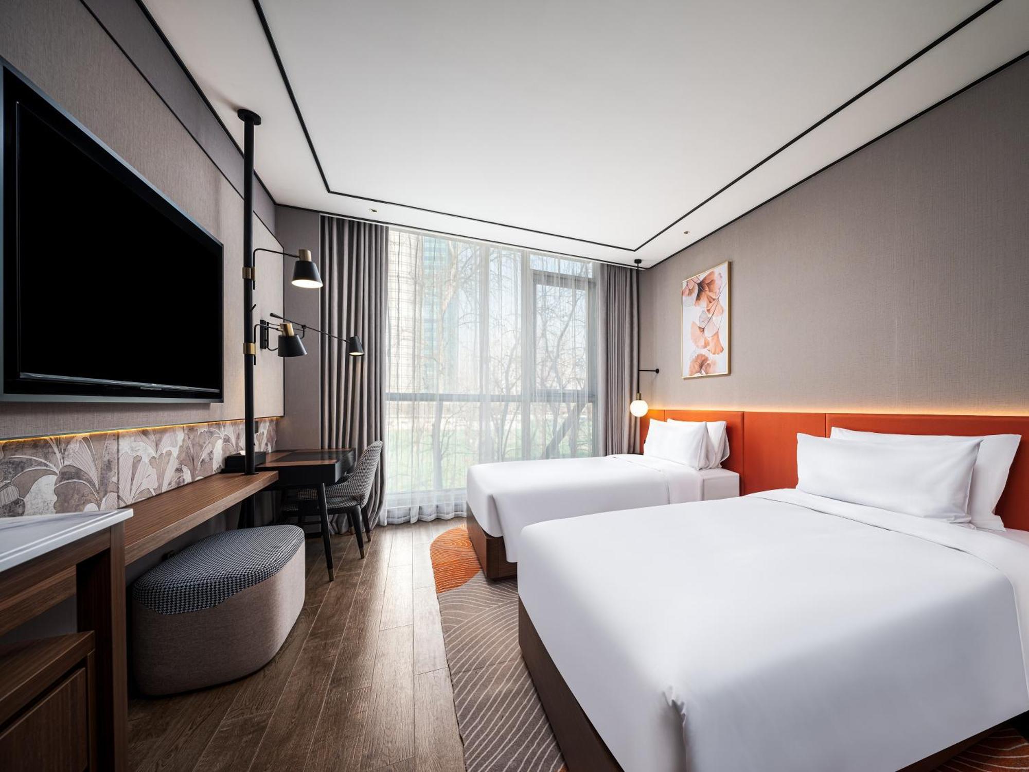 Hilton Garden Inn Beijing Guomao Exterior foto